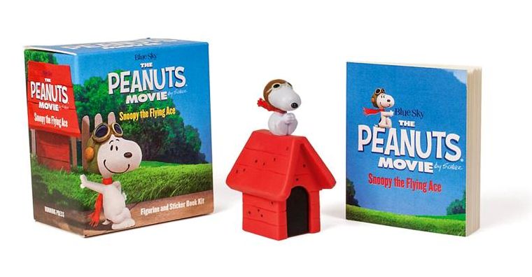 The Peanuts Movie: Snoopy the Flying Ace: Figurine and Sticker Book Kit