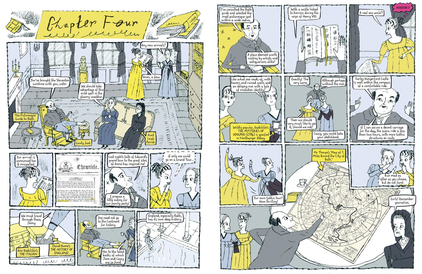 The Novel Life of Jane Austen: A Graphic Biography