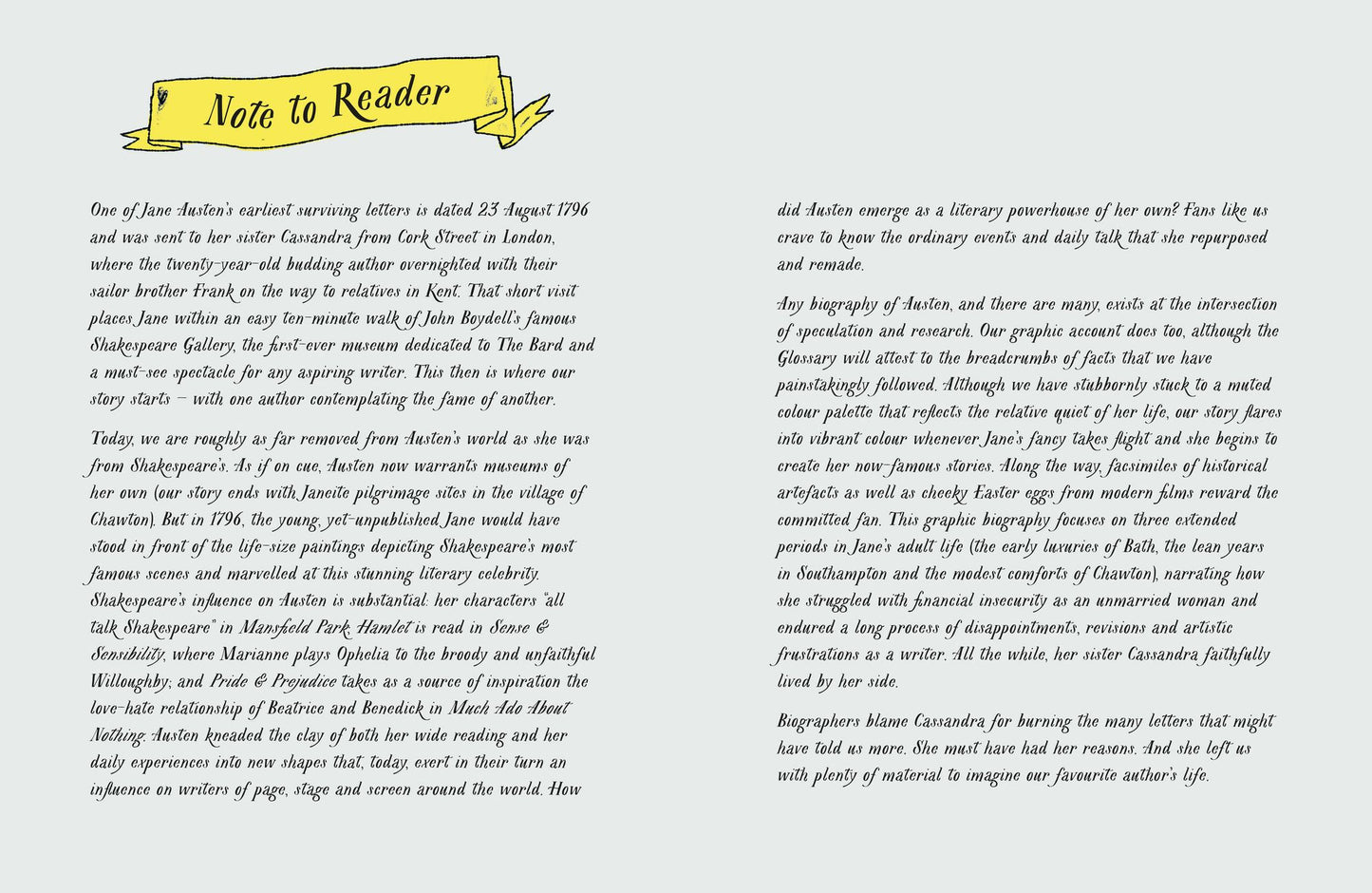 The Novel Life of Jane Austen: A Graphic Biography