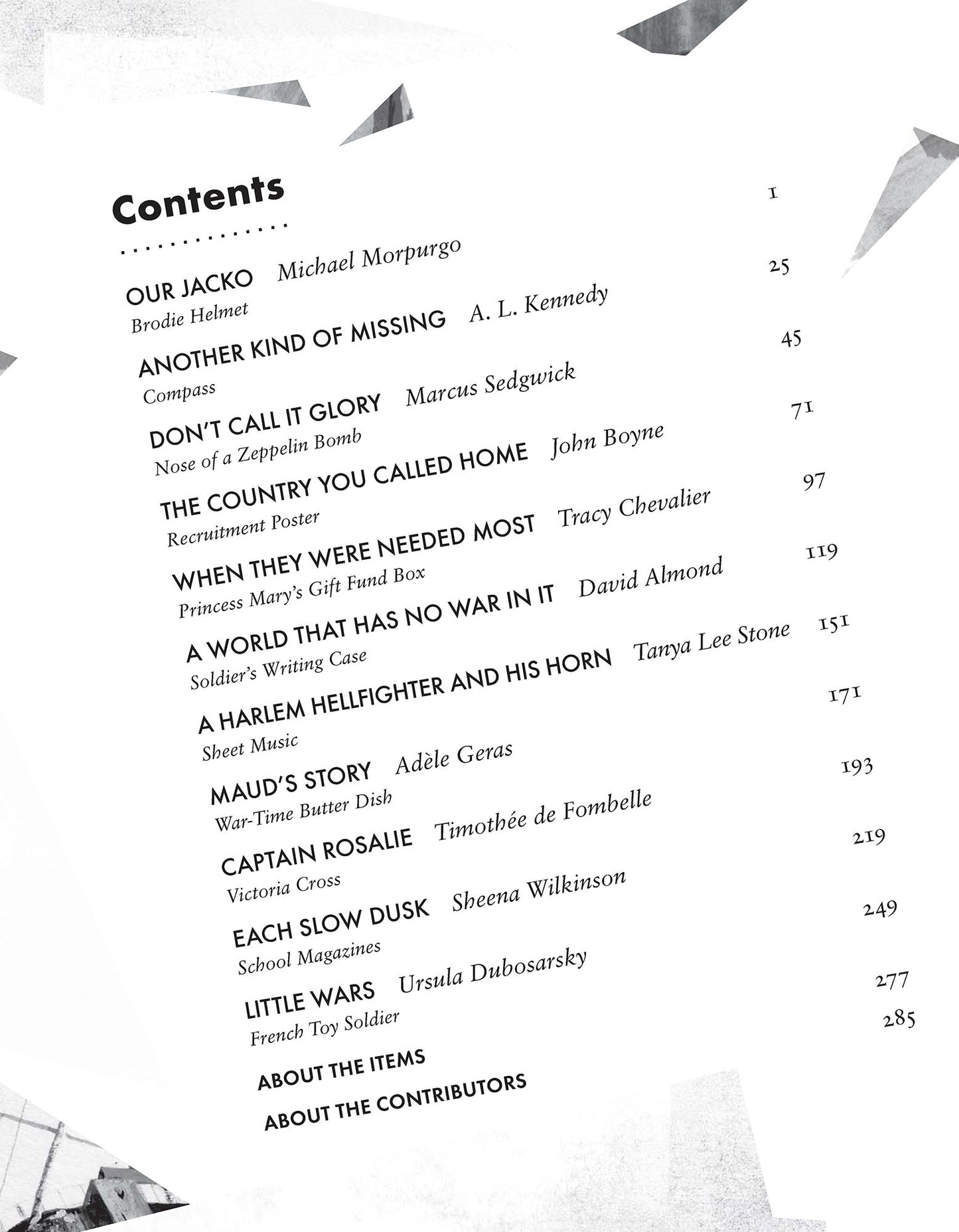 The Great War: Stories Inspired by Items from the First World War