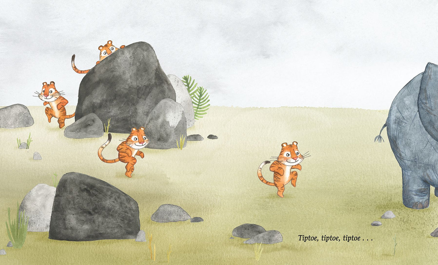 The Tiptoeing Tiger