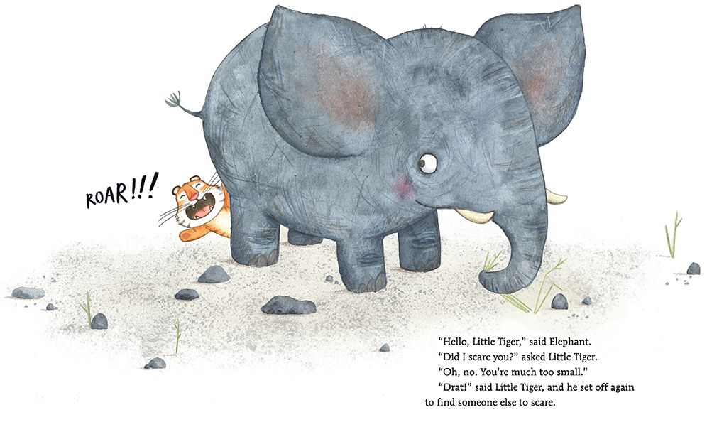 The Tiptoeing Tiger