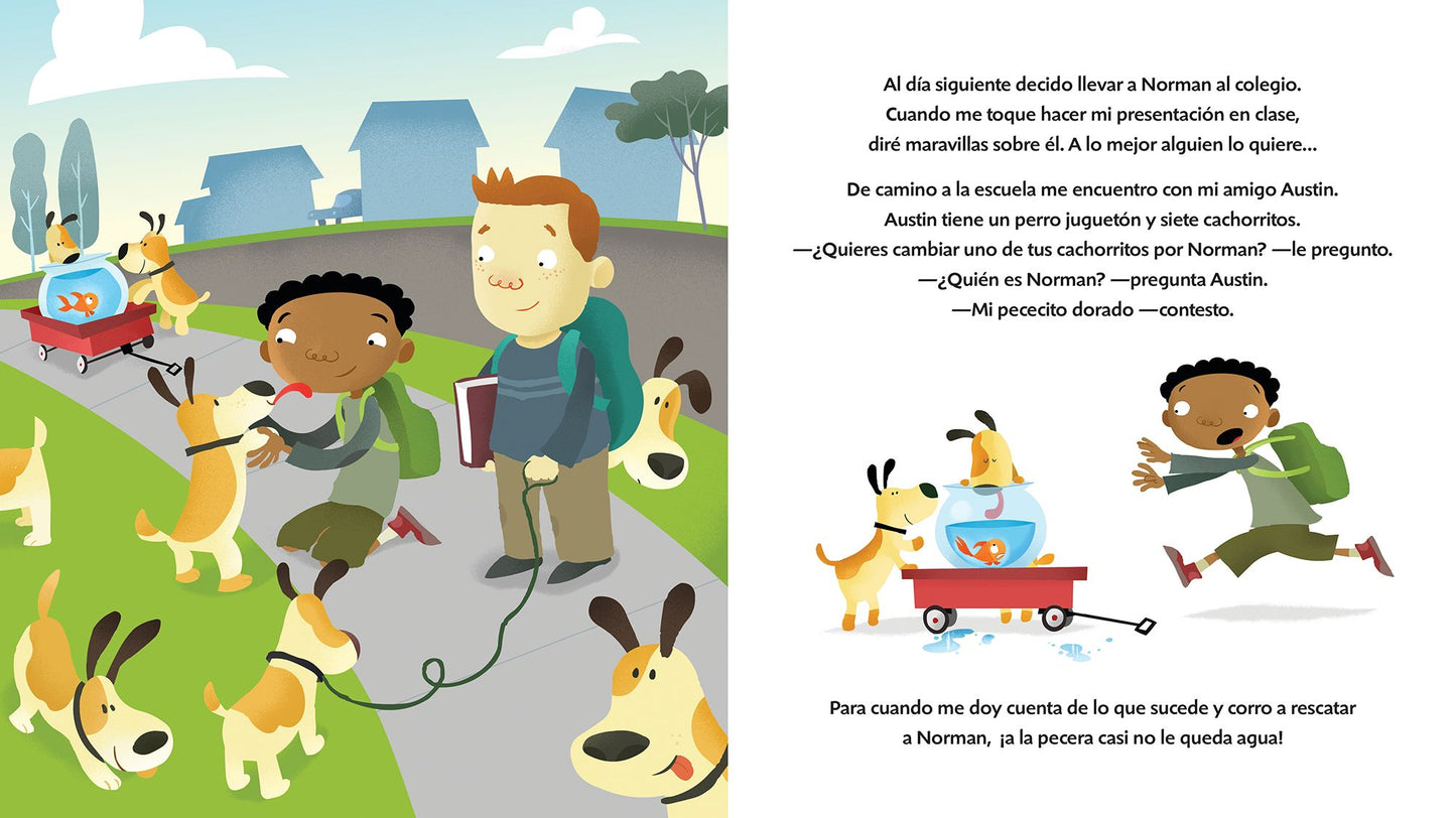 No a Norman: La historia de un pececito dorado