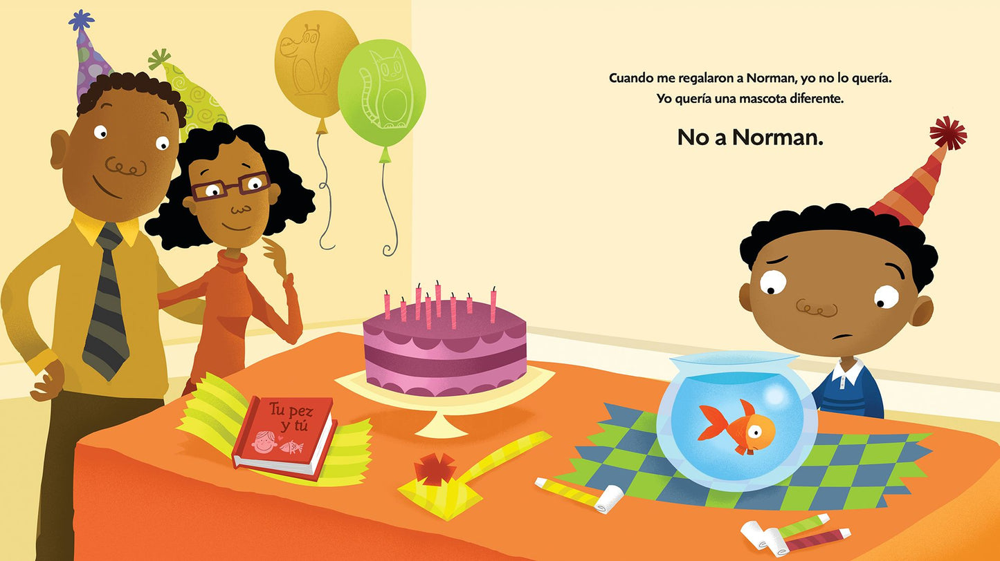No a Norman: La historia de un pececito dorado