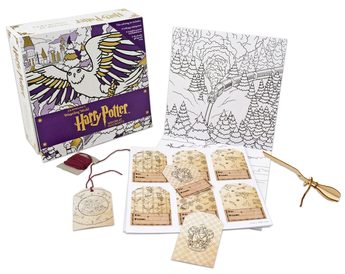 Harry Potter: Winter at Hogwarts: A Magical Coloring Set