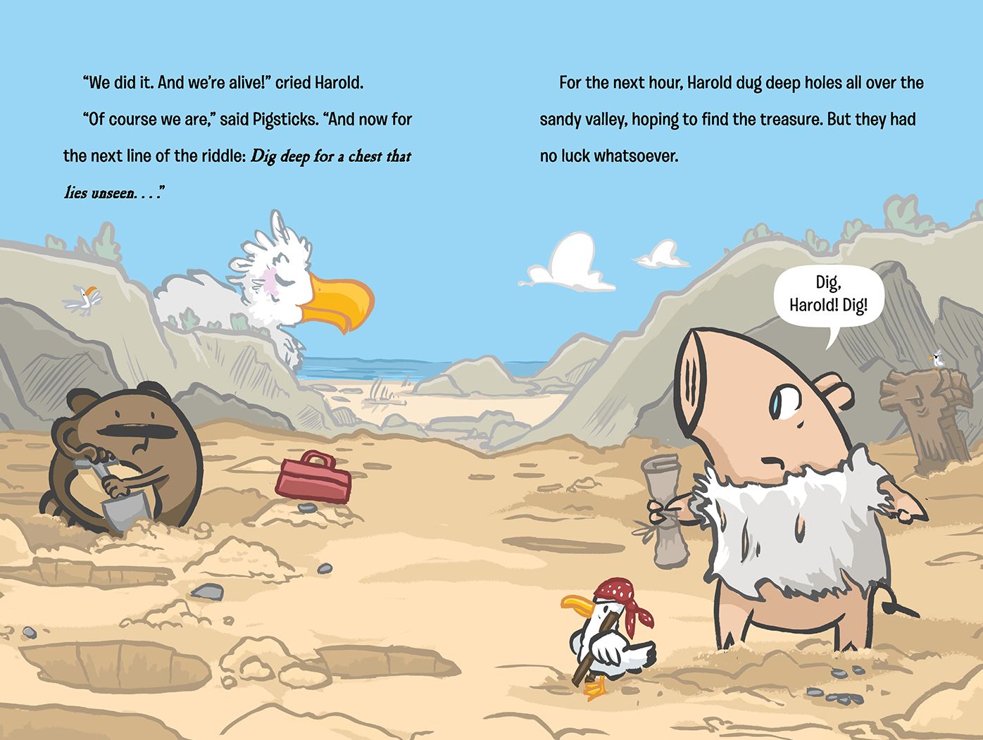 Pigsticks and Harold and the Pirate Treasure