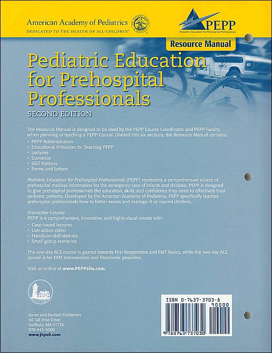 Pediatric Education for Prehospital Professionals: Resource Manual