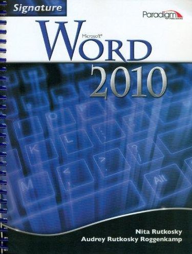Microsoft Word 2010: Signature-Text