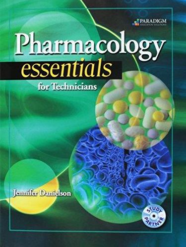 Pharmacology Essentials for Technicians - With CD