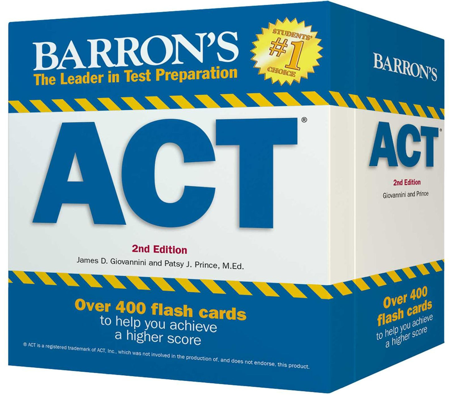 Barron's ACT Flash Cards, 2nd Edition: 410 Flash Cards to Help You Achieve a Higher Score