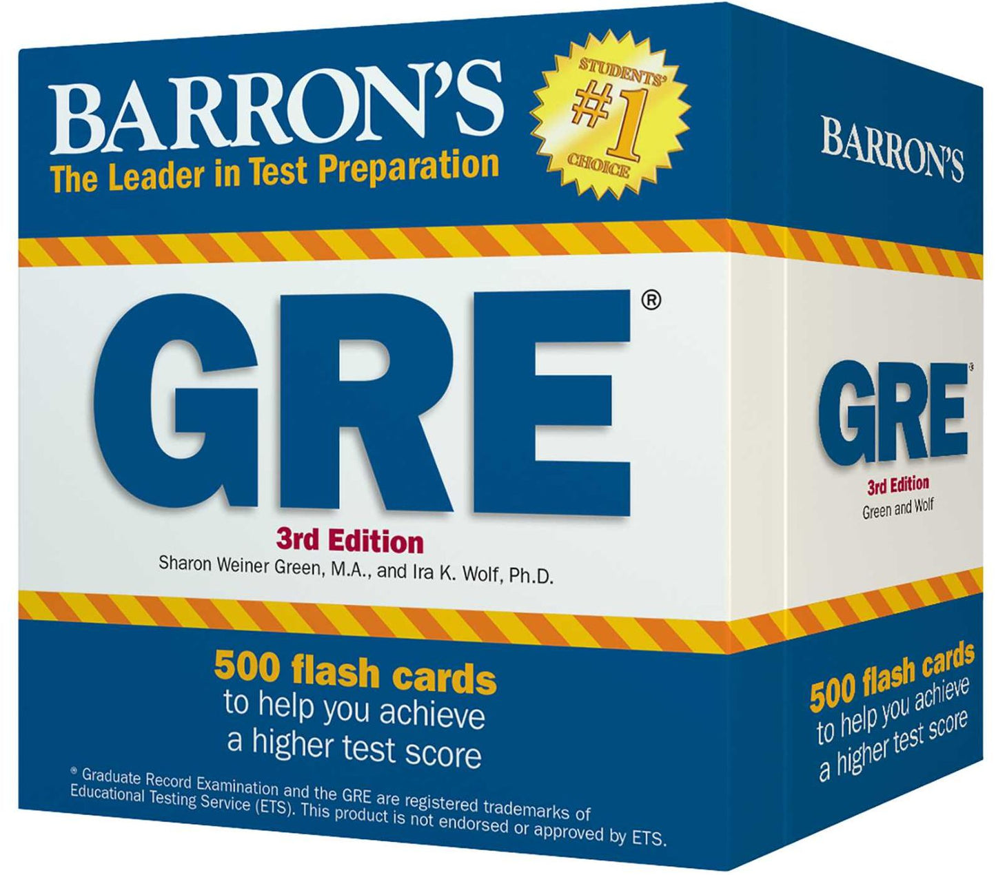 Barron's GRE Flash Cards : 500 Flash Cards to Help You Achieve a Higher Score