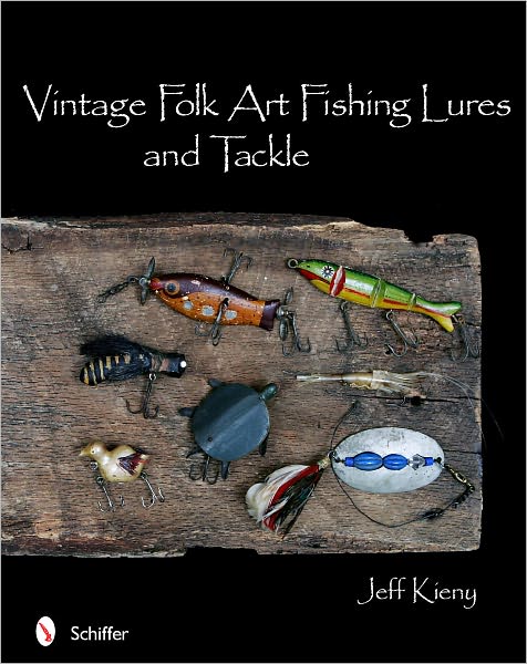 Vintage Folk Art Fishing Lure and Tackle