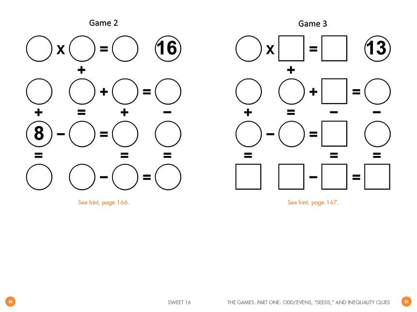 Sweet 16: A New Numbers Puzzle