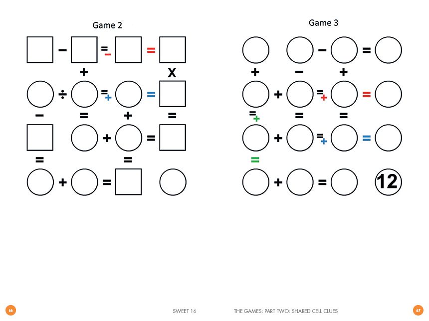 Sweet 16: A New Numbers Puzzle
