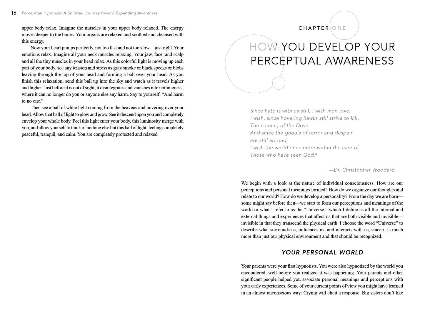 Perceptual Hypnosis: A Spiritual Journey Toward Expanding Awareness