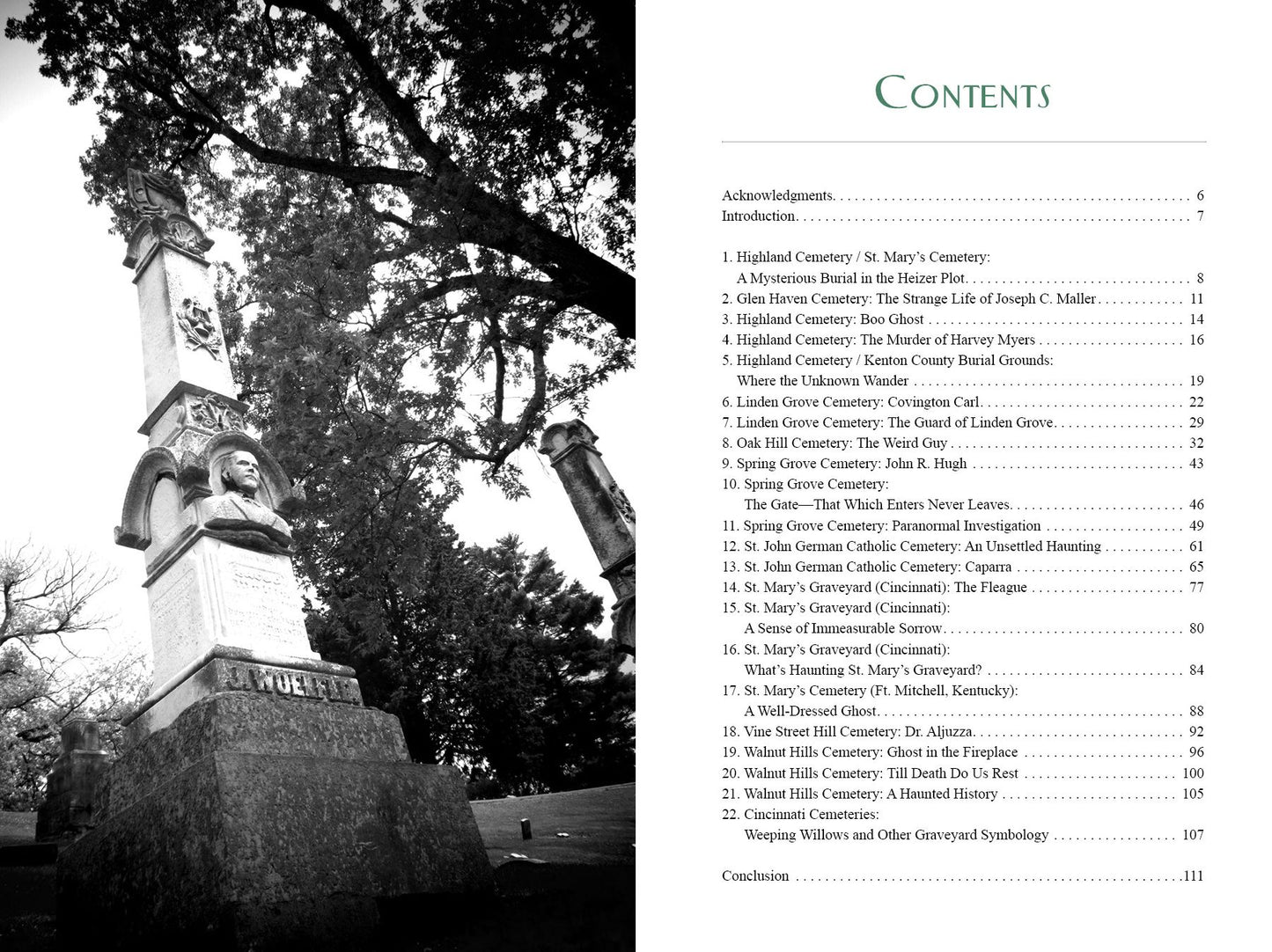 Cincinnati Cemeteries: Hauntings and Other Legends