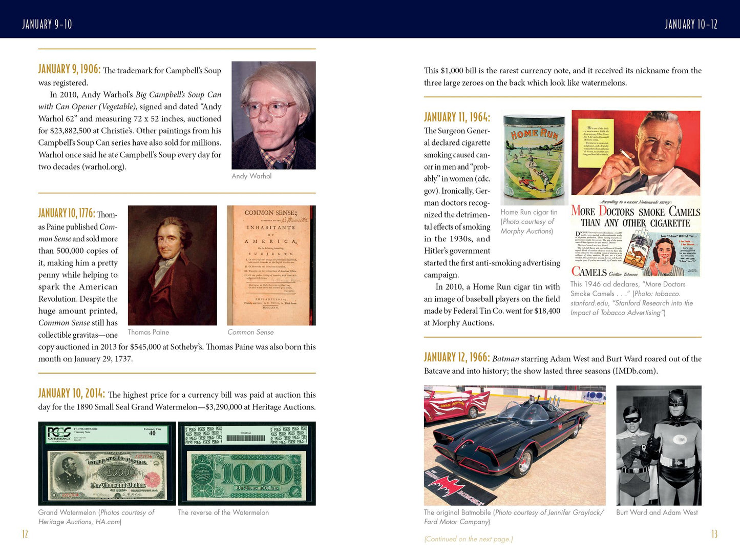 This Day in Collecting History: A Year of Art, Memorabilia & Other Treasures Sold