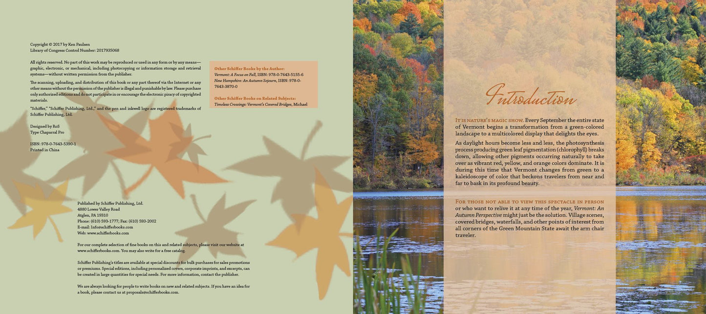 Vermont: An Autumn Perspective