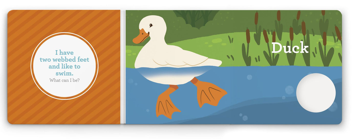 Think Farm Animals: A Lift-the-Flap Guessing Book