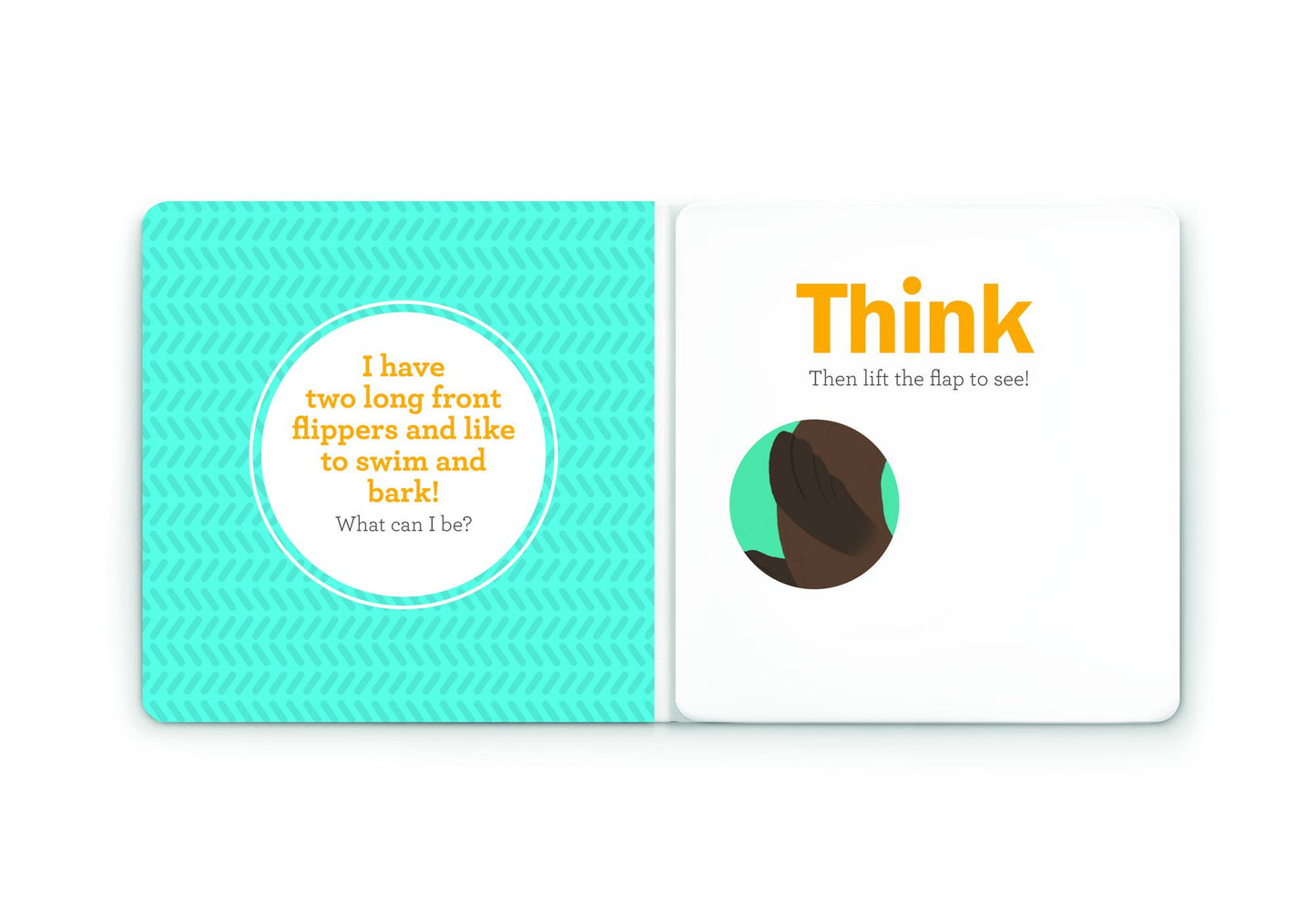 Think Zoo Animals: A Lift-the-Flap Guessing Book