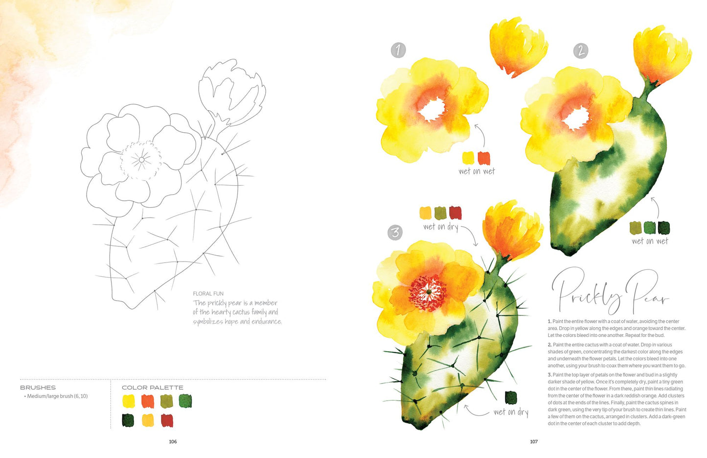 Watercolor the Easy Way Flowers: Step-by-Step Tutorials for 50 Flowers, Wreaths, and Bouquets