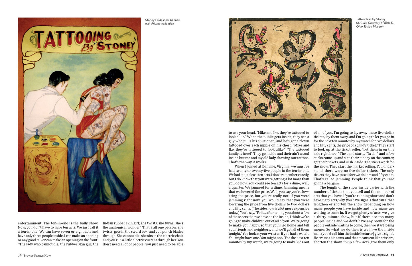 Stoney Knows How: Life as a Sideshow Tattoo Artist, 3rd Edition