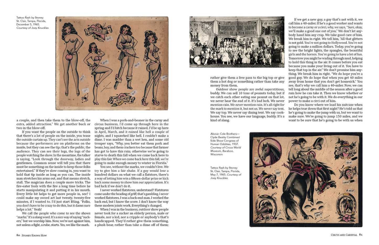 Stoney Knows How: Life as a Sideshow Tattoo Artist, 3rd Edition