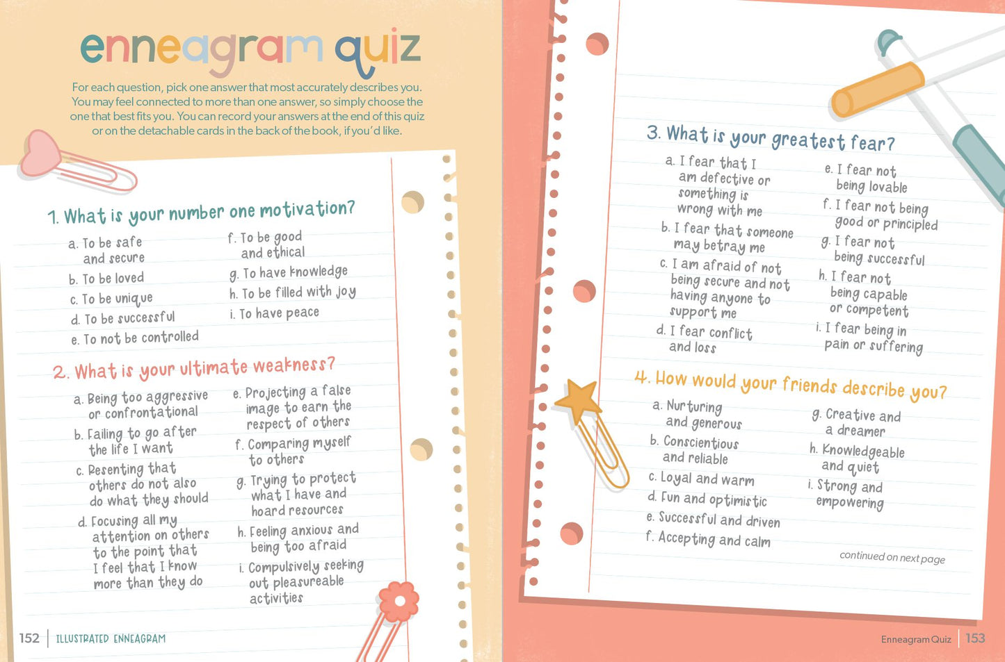 Illustrated Enneagram: A Creative Guide to Understanding Yourself, Finding Joy & Being Awesomely Authentic