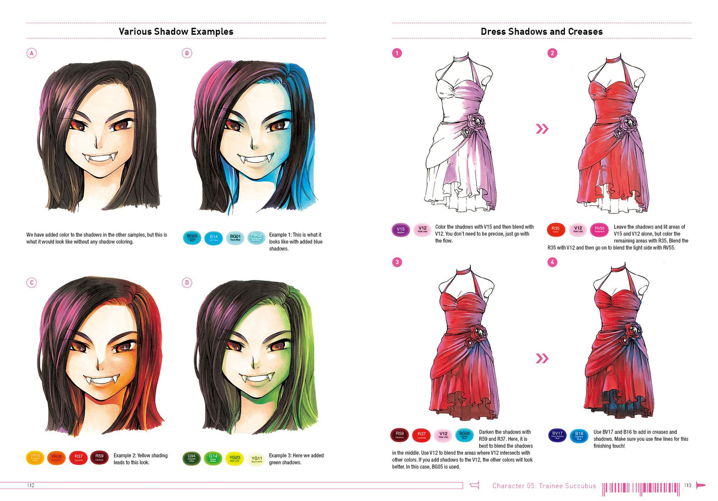 How to Render Attractive Characters with COPIC Markers