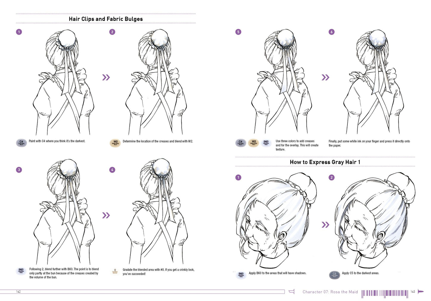 How to Render Attractive Characters with COPIC Markers