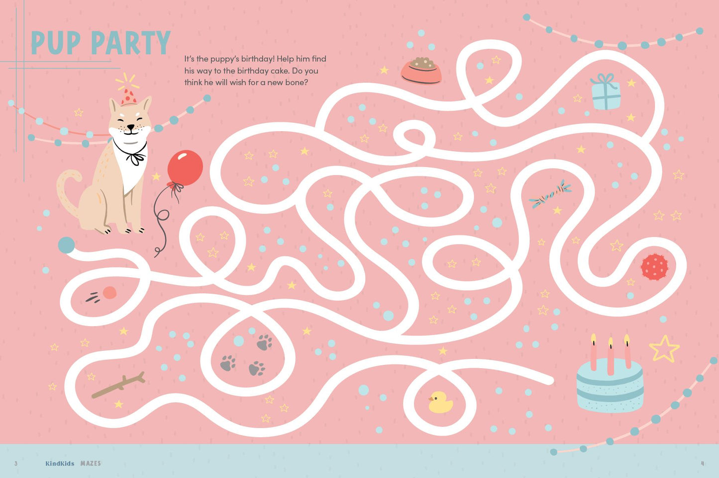 KindKids Fun Mazes: A Super-Cute Book of Brain-Boosting Puzzles for Kids 6 & Up