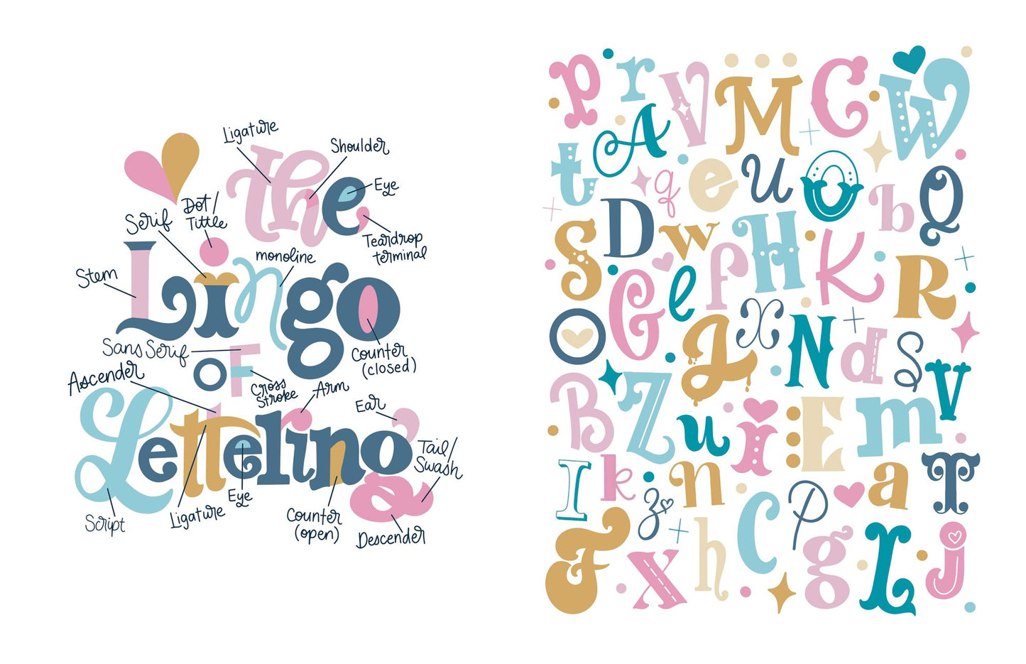 The Art of Playful Lettering: A Super-Fun, Super-Creative, and Super-Joyful Guide to Uplifting Words and Phrases - Includes Bonus Drawing Lessons
