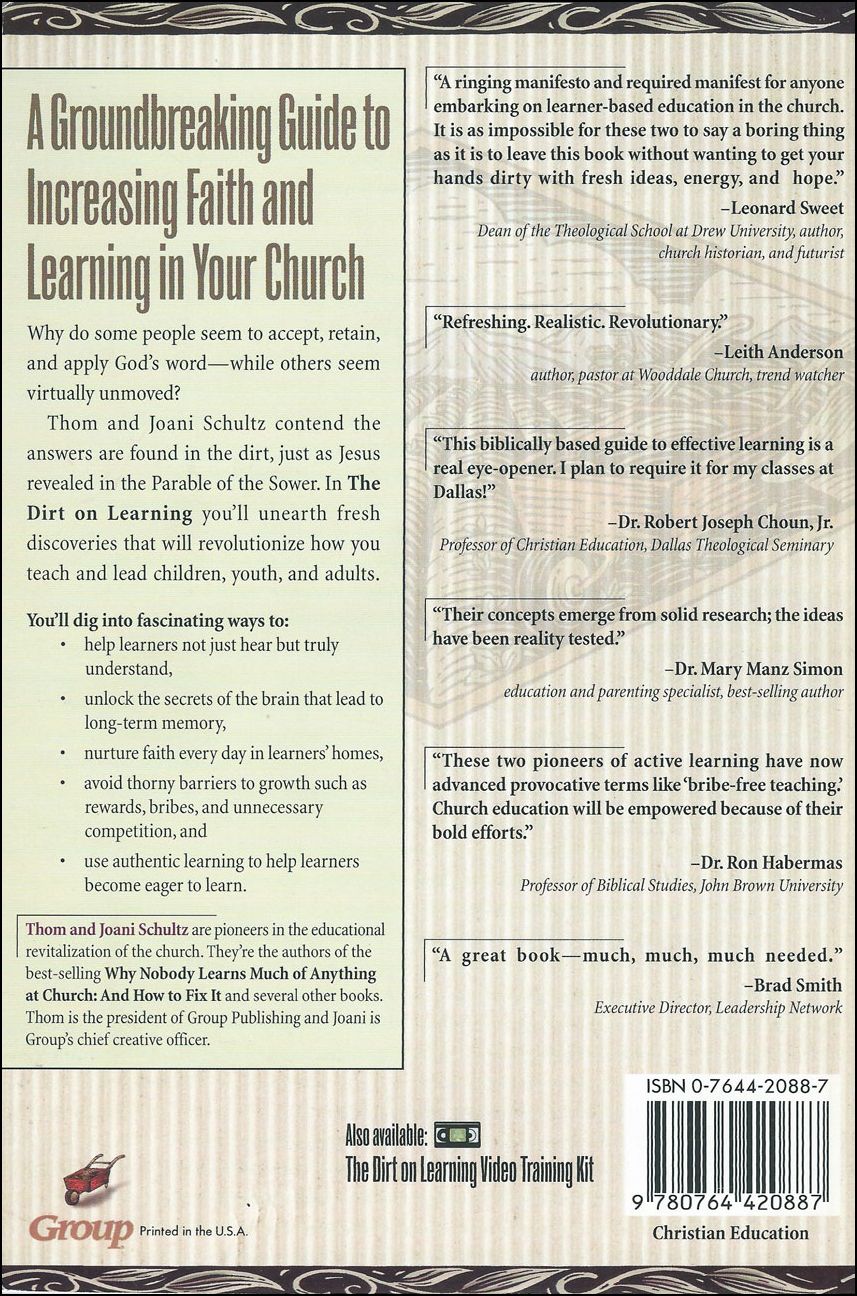 The Dirt on Learning: Groundbreaking Tools to Grow Faith in Your Church