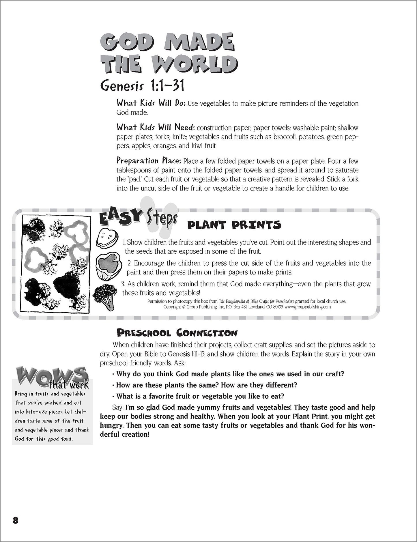 The Encyclopedia of Bible Crafts for Preschoolers