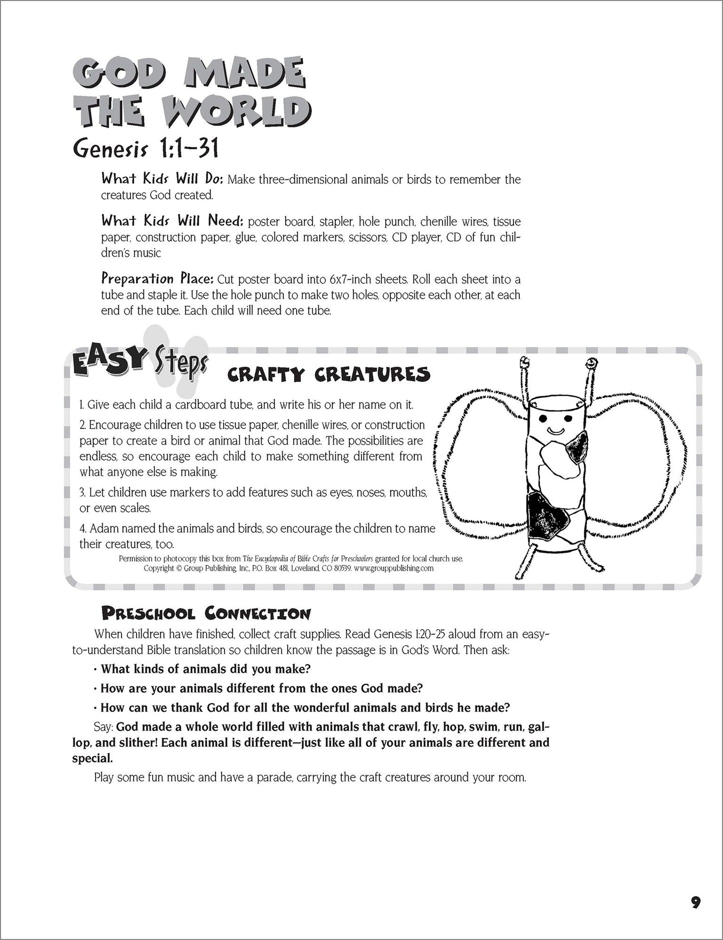 The Encyclopedia of Bible Crafts for Preschoolers