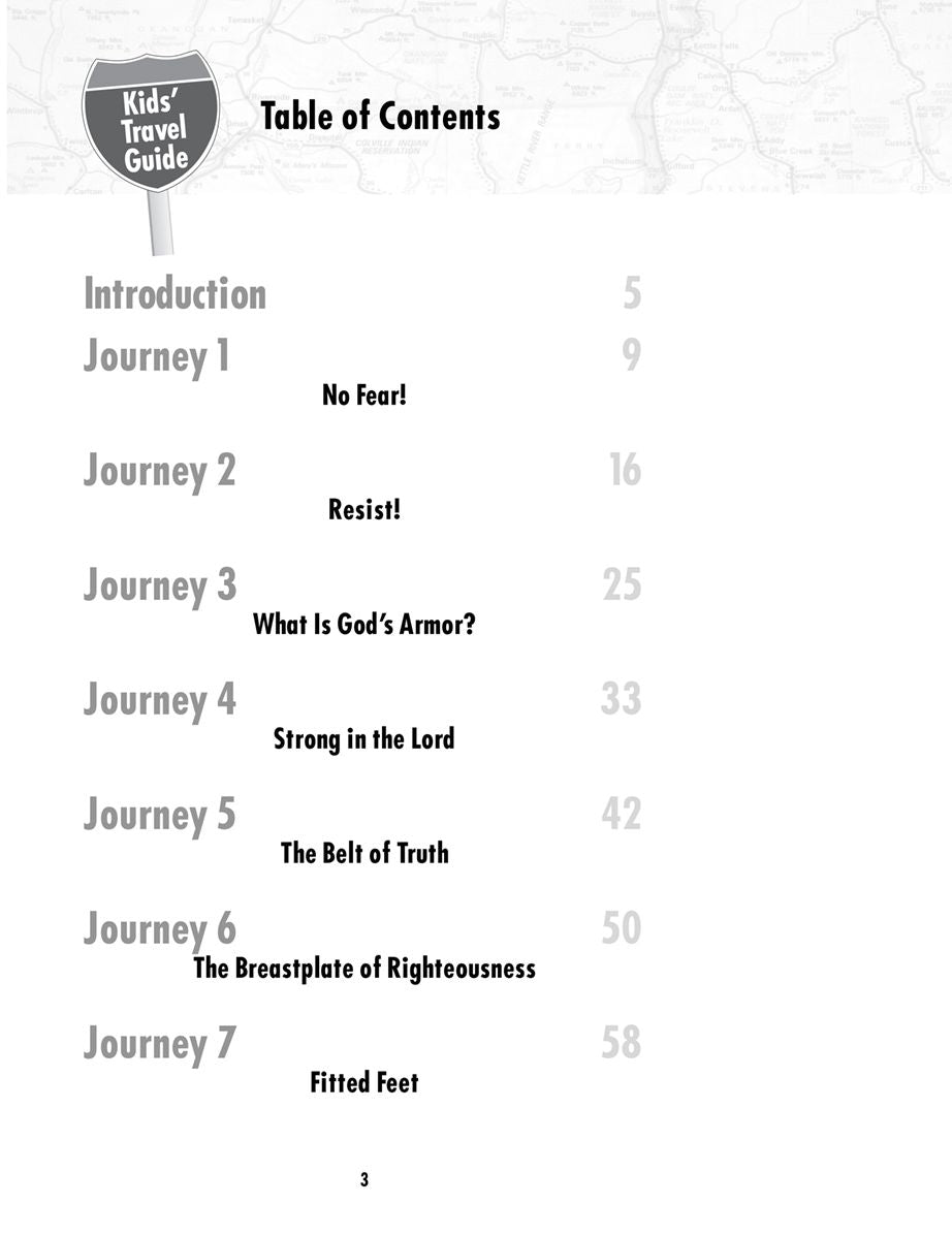 Kids' Travel Guide to the Armor of God