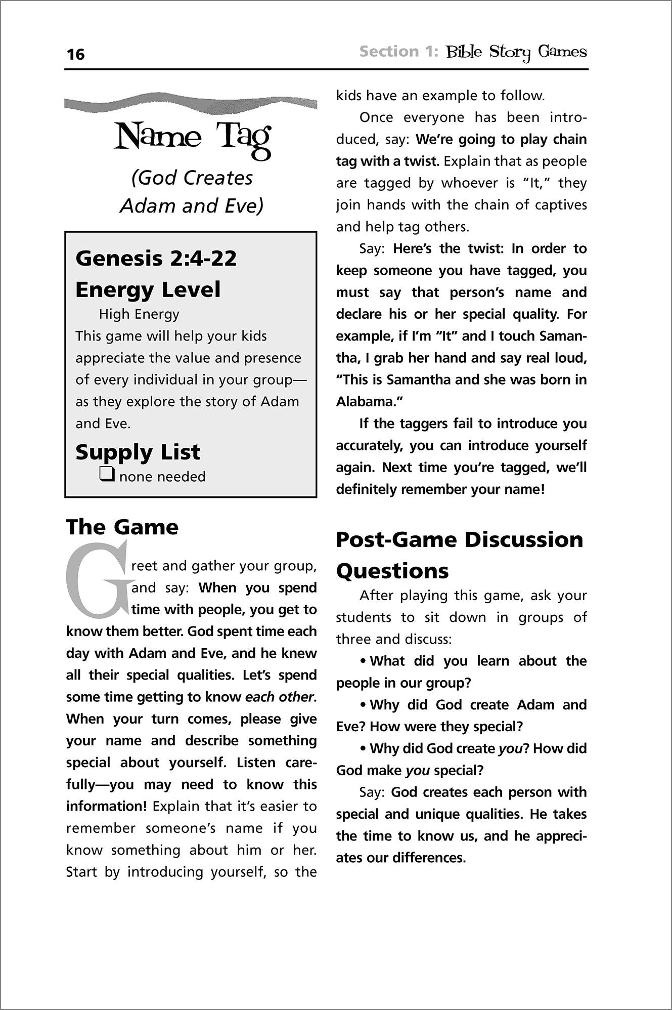 The Encyclopedia of Bible Games for Children's Ministry