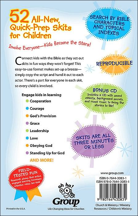 The Humongous Book of Bible Skits for Children's Ministry