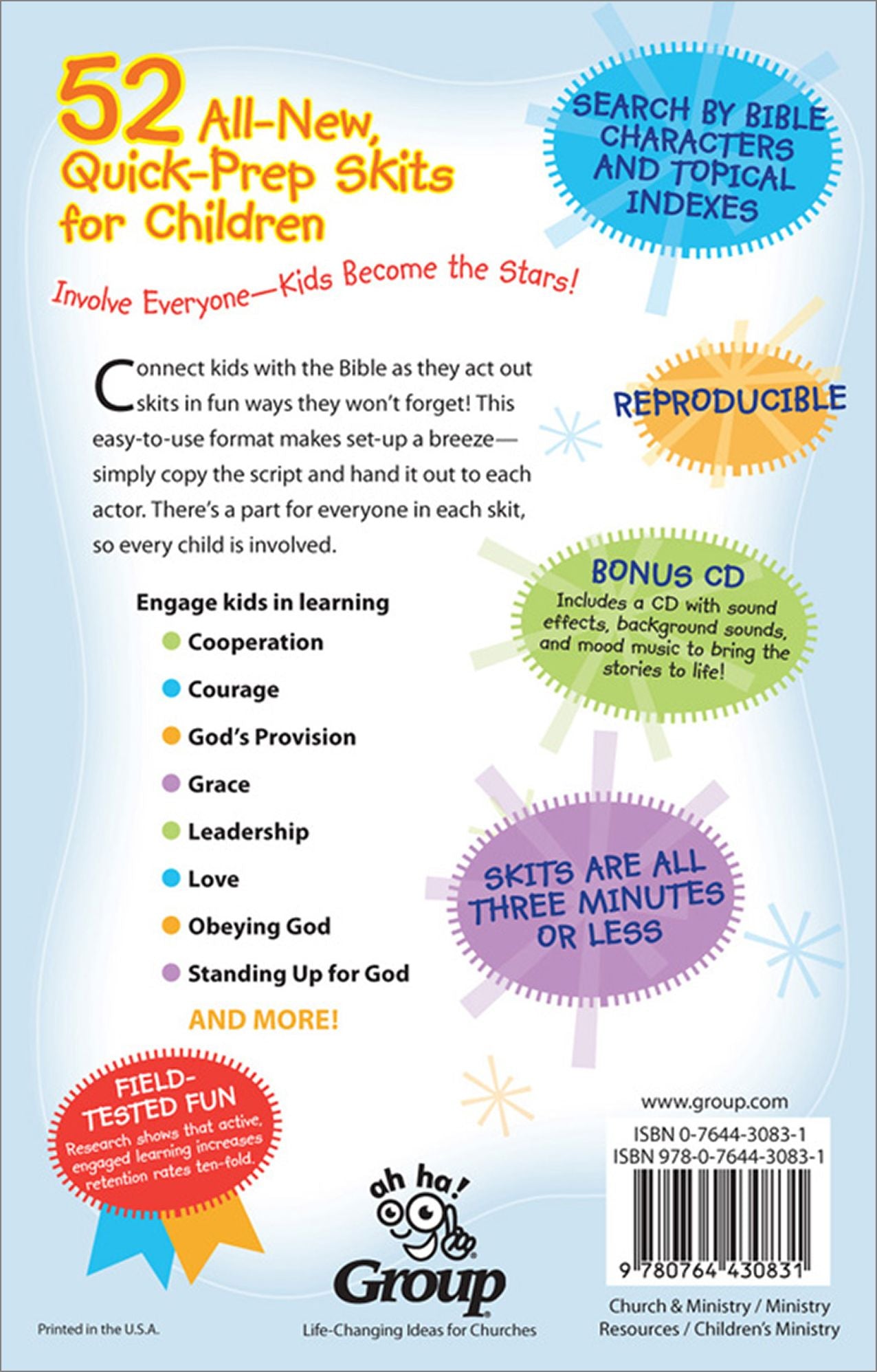 The Humongous Book of Bible Skits for Children's Ministry