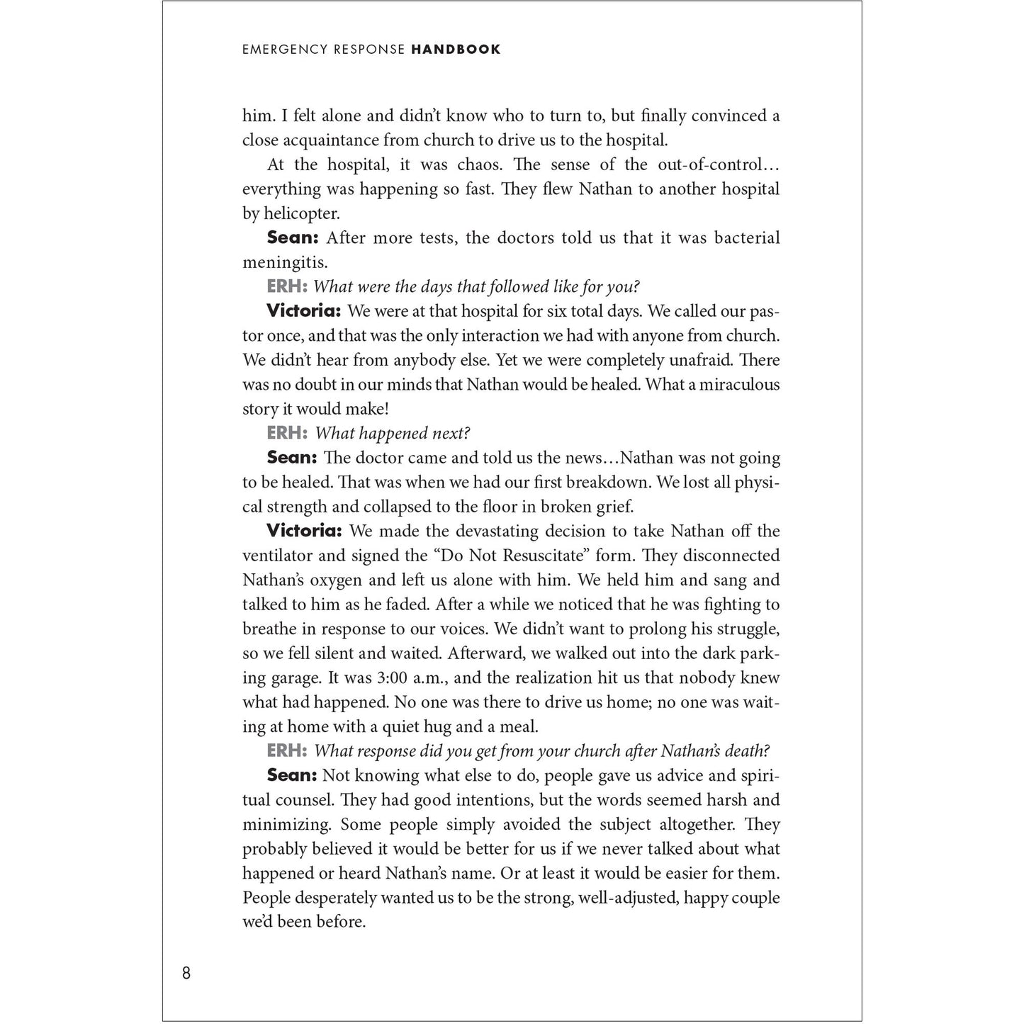 Emergency Response Handbook for Small Group Leaders