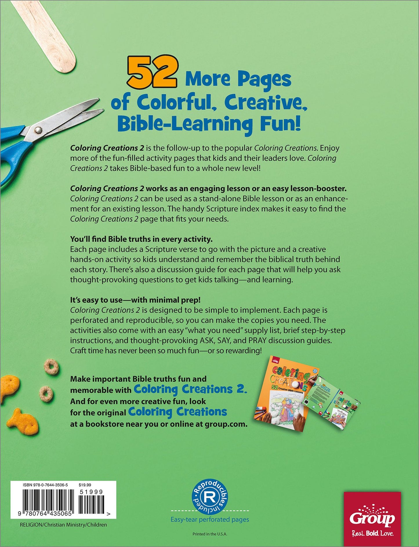 Coloring Creations 2: 52 Bible Activity Pages
