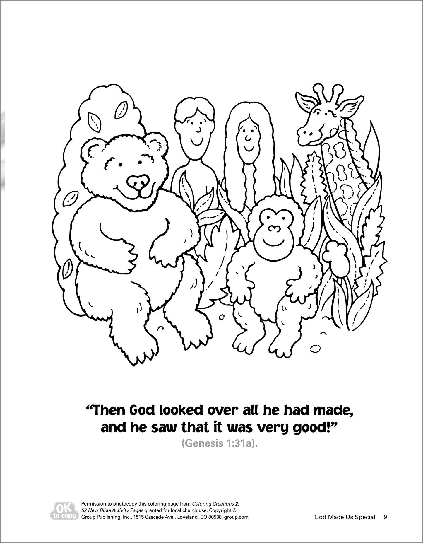 Coloring Creations 2: 52 Bible Activity Pages