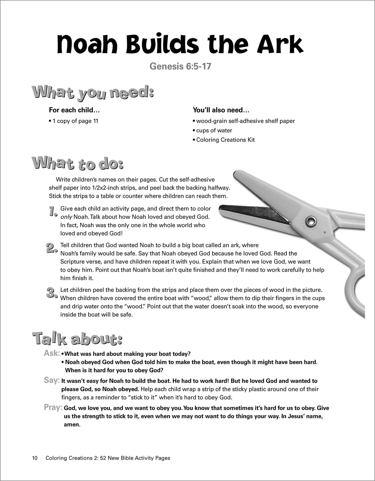 Coloring Creations 2: 52 Bible Activity Pages