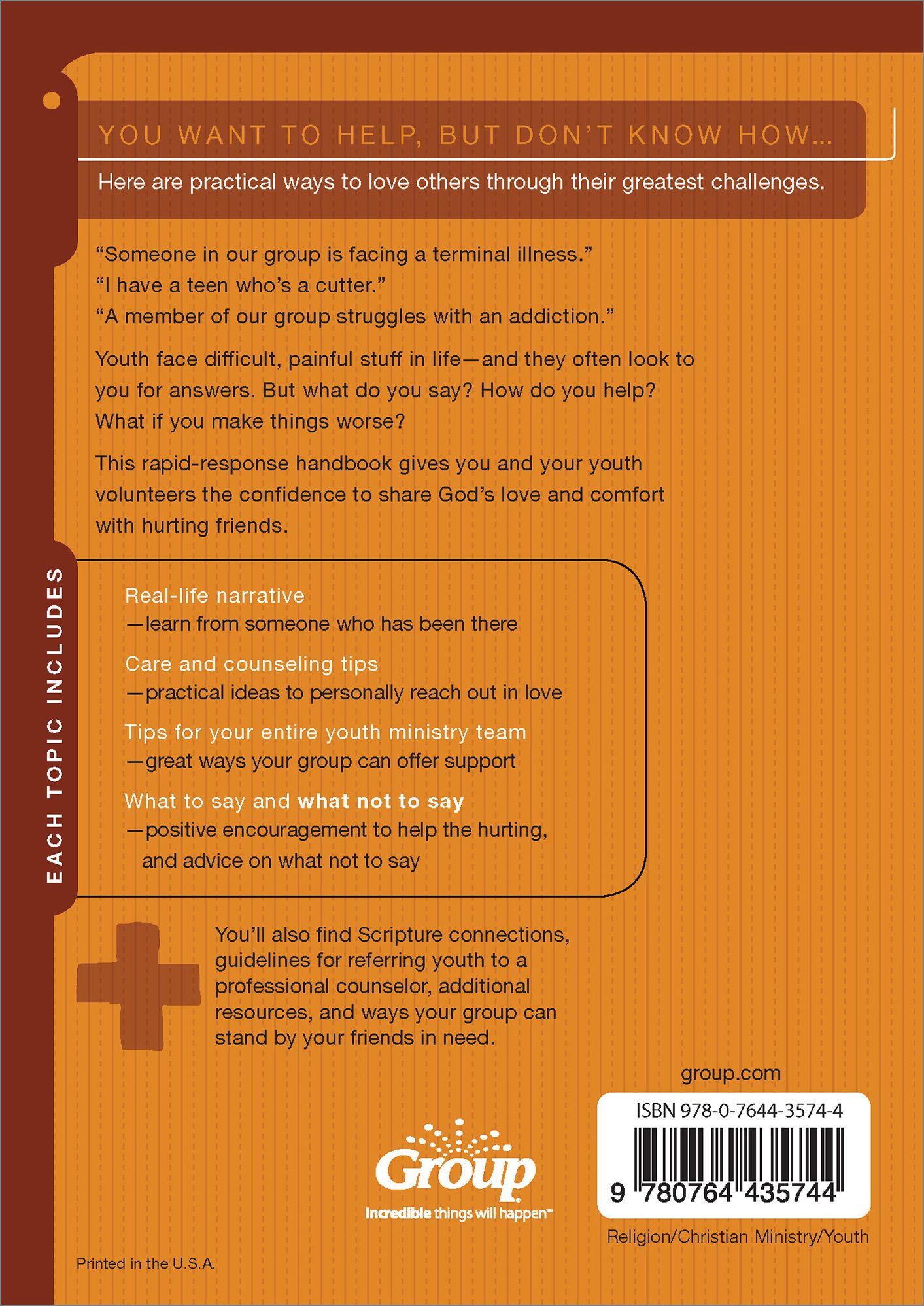 Group's Emergency Response Handbook for Youth Ministry