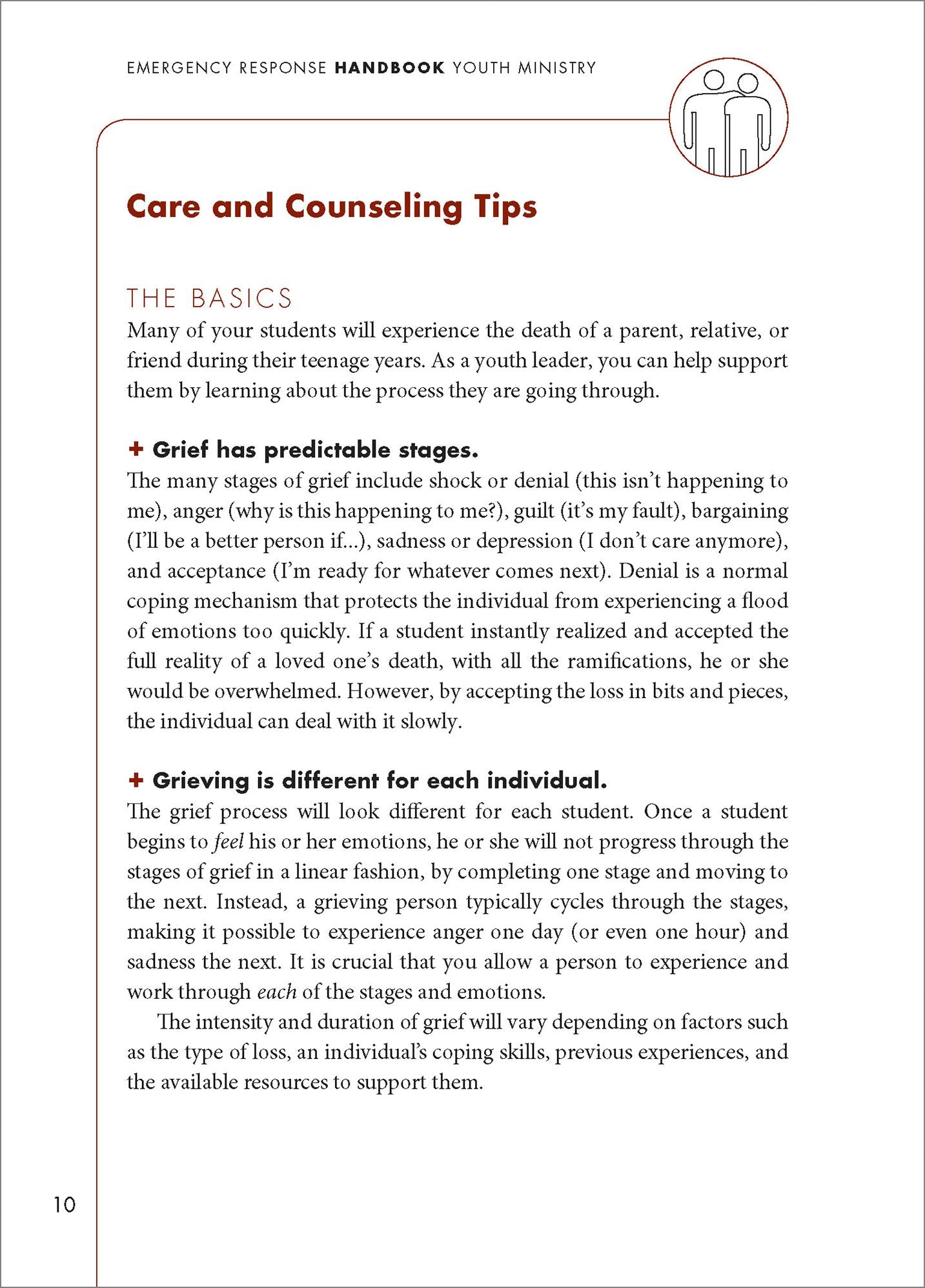 Group's Emergency Response Handbook for Youth Ministry