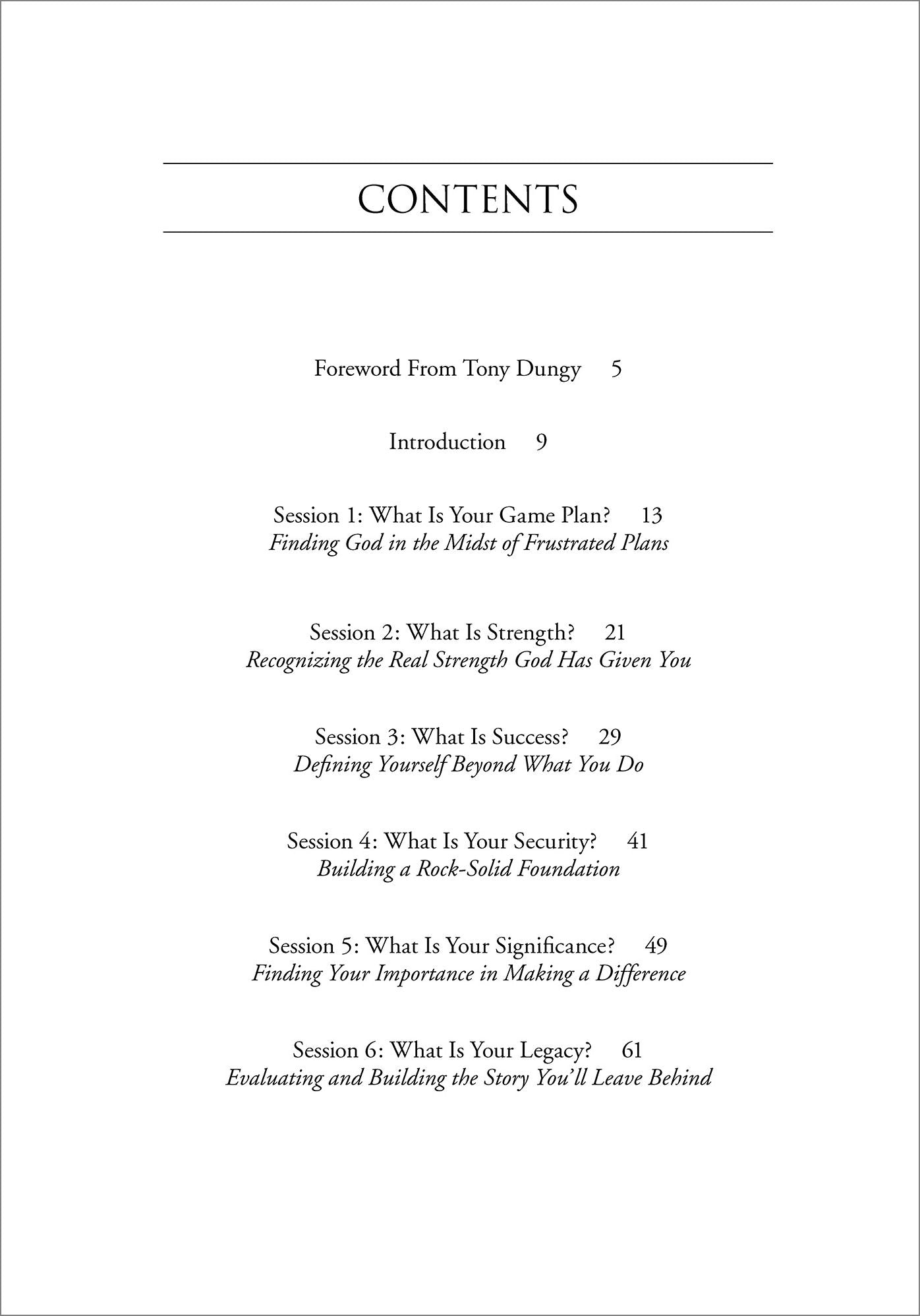 Quiet Strength: Men's Bible Study: Discovering God's Game Plan for a Winning Life
