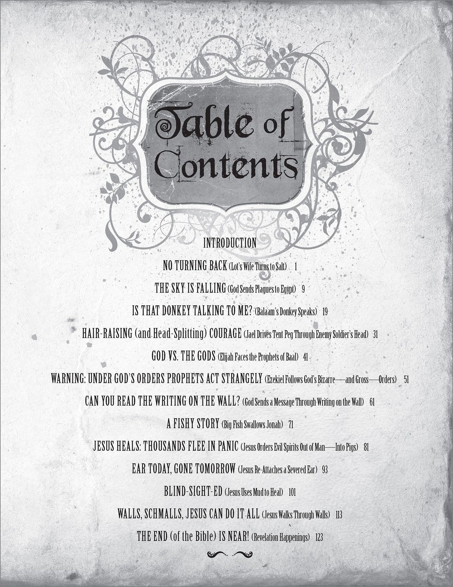 Scary, Gross and Weird Stories from the Bible: Bloody Tent Pegs, Disembodied Fingers, and Suicidal Pigs...the Truths Buried in the Bizzare