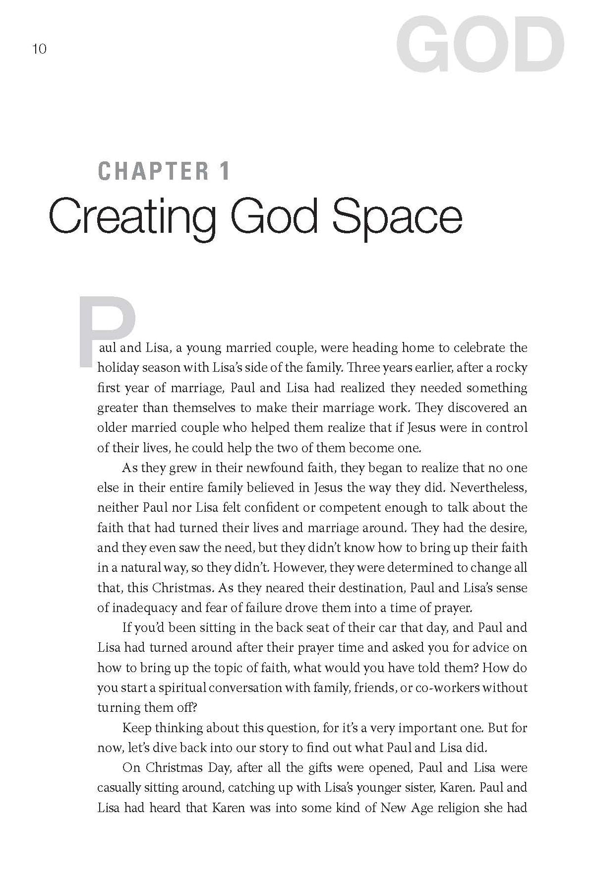 God Space: Where Spiritual Conversations Happen Naturally