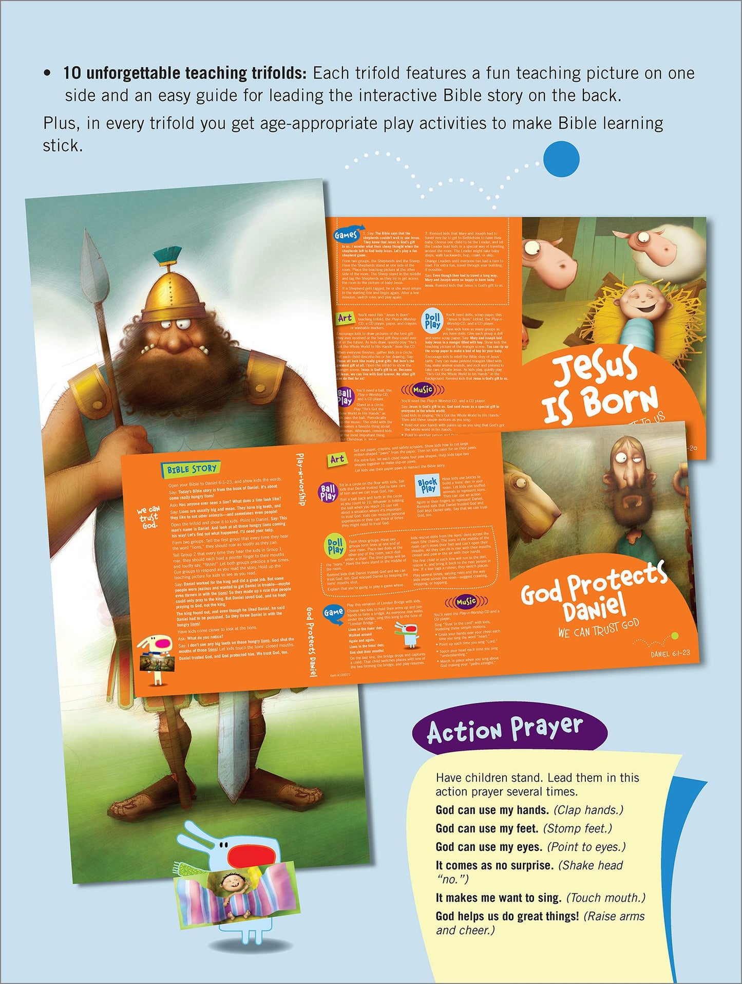 Play-n-Worship: Play-Along Bible Stories for Preschoolers