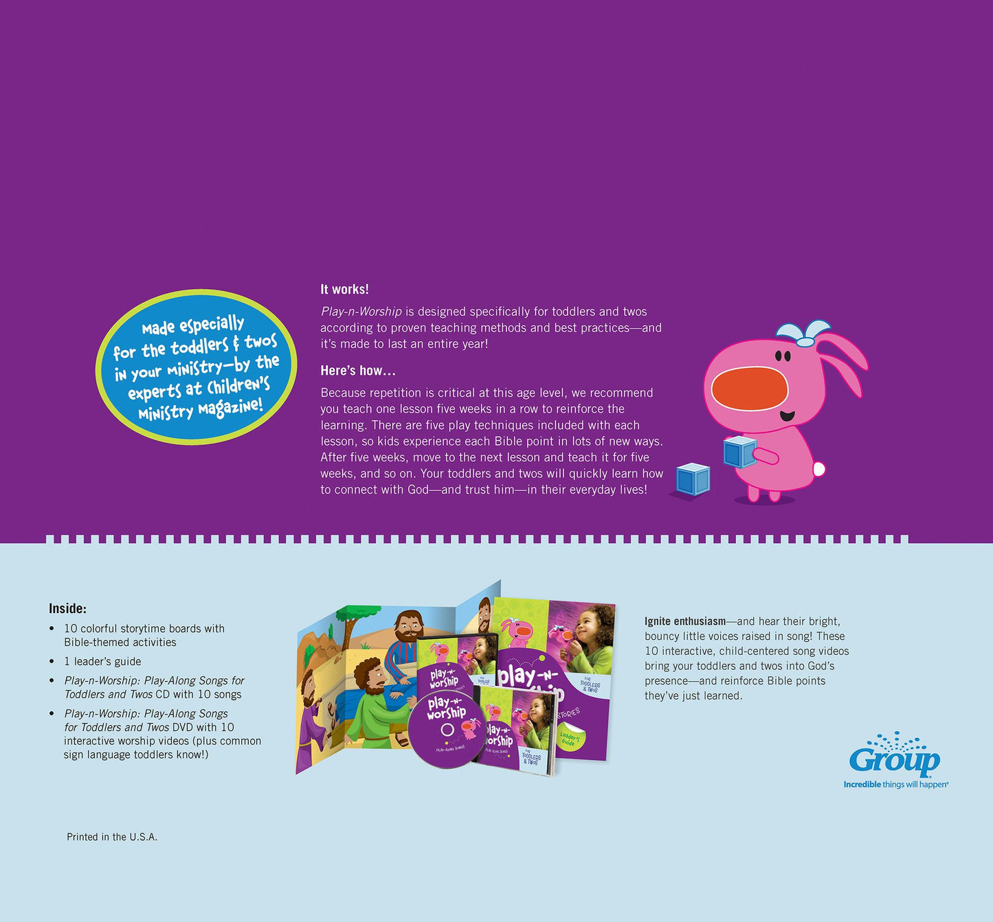 Play-n-Worship: Play-Along Bible Stories for Toddlers & Twos